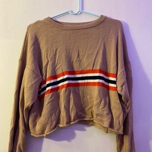 Long-Sleeve Sweater With 5 Stripes